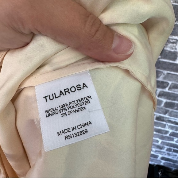 Tularosa Elba Rainbow Lace Mini Dress floral Pom poms - Picture 12 of 12